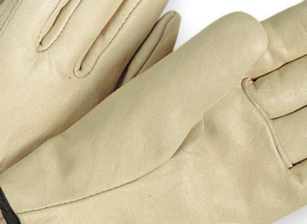 Leather Drivers Gloves, XL, Beige, PR