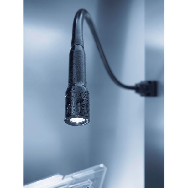 LED Task Light, Gooseneck, 24V DC, 6 Deg