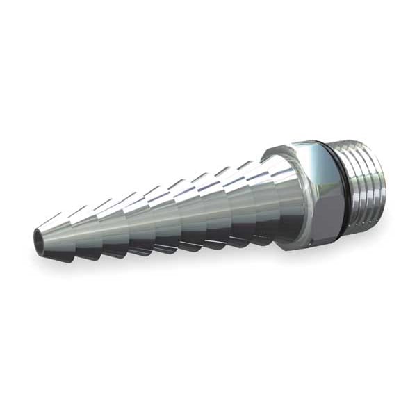 Serrated Hose End, 3/8 In