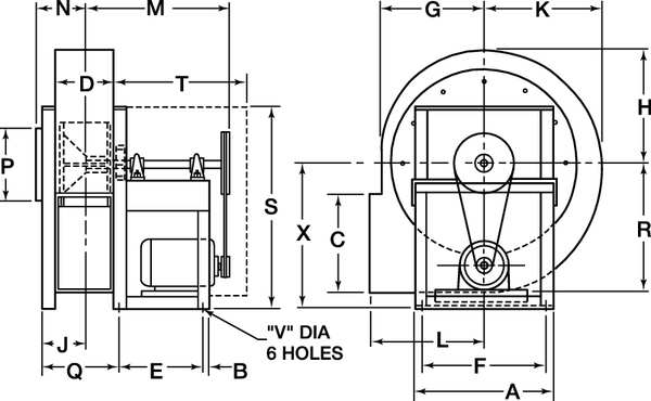 Blower, 15 5/8 In