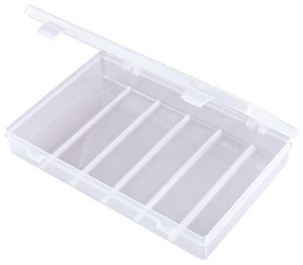 Compartment Box with 1 compartments, Plastic, 1 3/4 in H x 6-5/8 in W