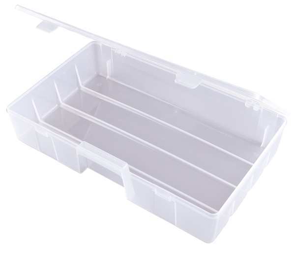 Storage Box with 1 compartments, Plastic, 3 3/16 in H x 8-7/8 in W