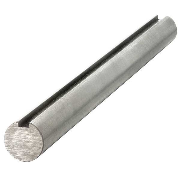 Keyed Shaft, Dia. 5/8 In, 3 In L, 304 SS