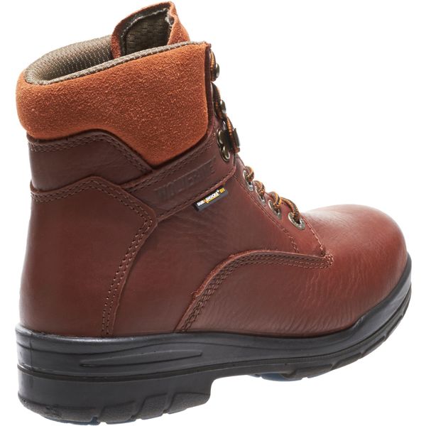 Size 10-1/2 Men's 6 in Work Boot Steel Work Boot, Brown