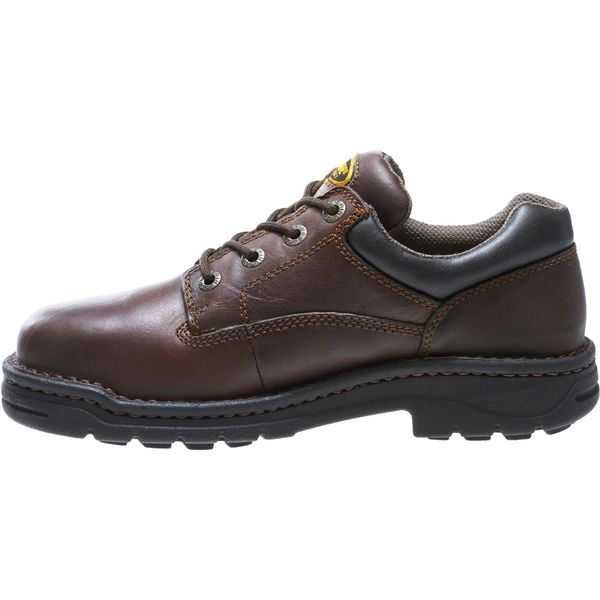 Oxford Shoes, Steel, Mn, 8-1/2M, PR
