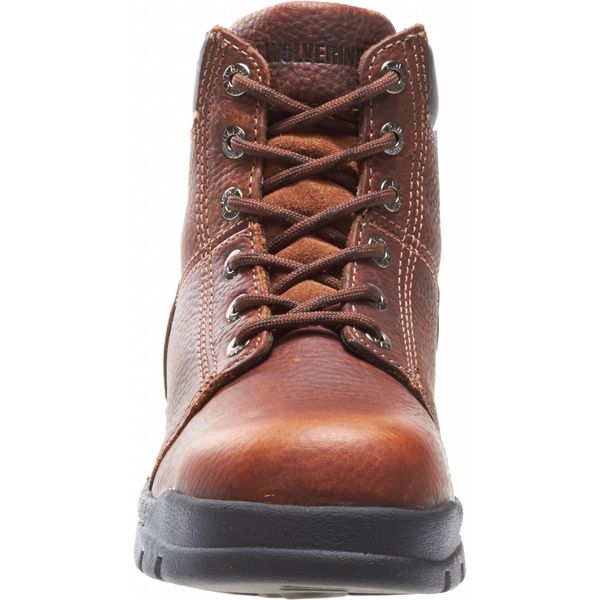 Size 13 Men's 6 in Work Boot Steel Work Boot, Walnut