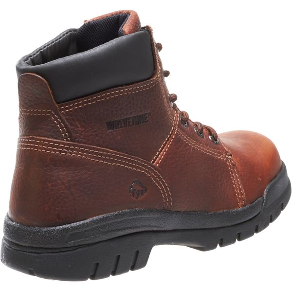 Size 13 Men's 6 in Work Boot Steel Work Boot, Walnut