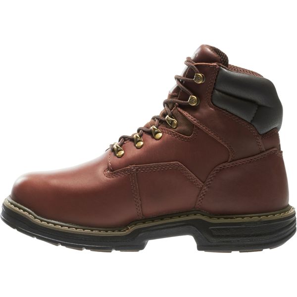 Size 8 Men's 6 in Work Boot Steel Work Boot, Brown