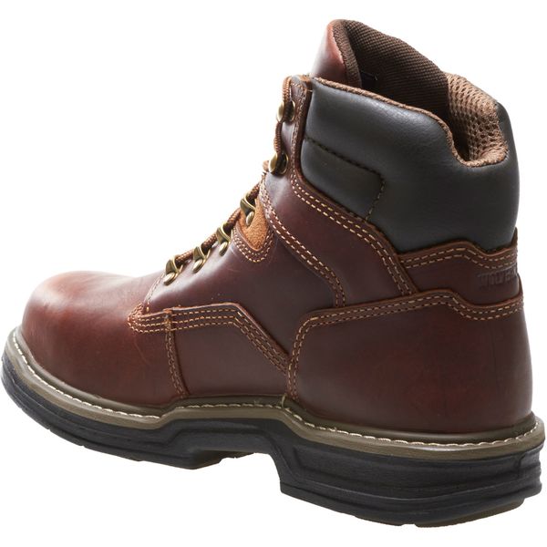 Size 7 Men's 6 in Work Boot Steel Work Boot, Brown