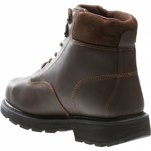 Size 8-1/2 Men's 6 in Work Boot Steel Work Boot, Brown