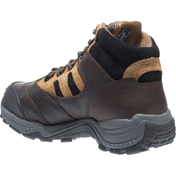 Size 10 Men's Hiker Boot Composite Work Boot, Brown/Black