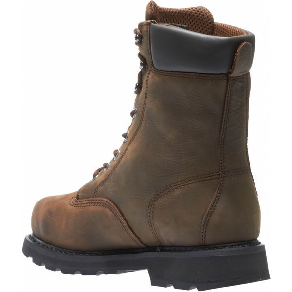 Size 10 Men's 8 in Work Boot Steel Work Boot, Brown