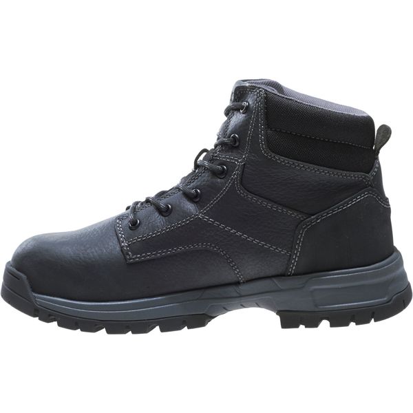 Size 8 Men's 6 in Work Boot Composite Work Boot, Black