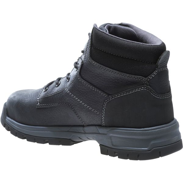 Size 8 Men's 6 in Work Boot Composite Work Boot, Black