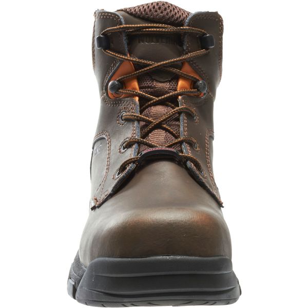 Size 10-1/2 Men's 6 in Work Boot Composite Work Boot, Brown