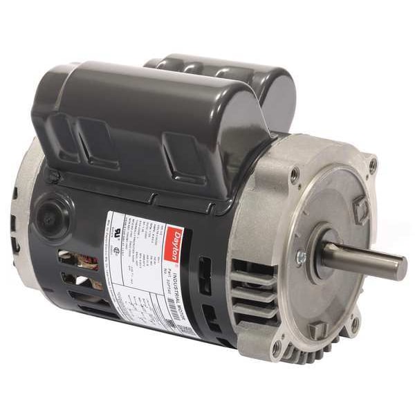 Capacitor-Start/Run General Purpose Motor, 3/4 HP, 115/208-230V AC Voltage, 56C Frame