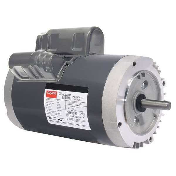 Capacitor-Start/Run General Purpose Motor, 3/4 HP, 115/208-230V AC Voltage, 56C Frame