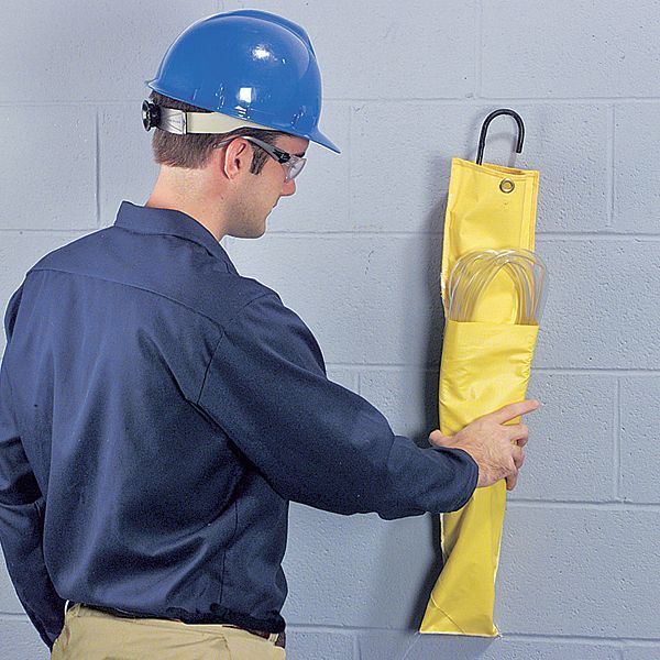 PIG Quick Deploy Leak Diverter, Yellow, 4 lb.