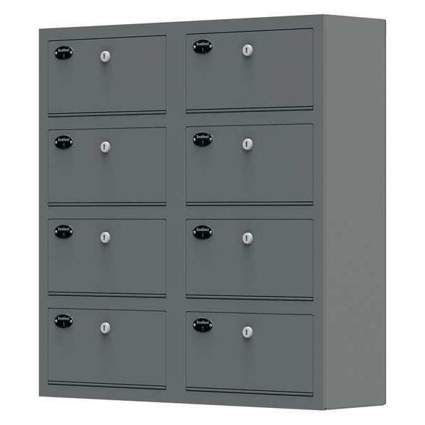 Weapon Storage Cabinet, 30inH, Gray