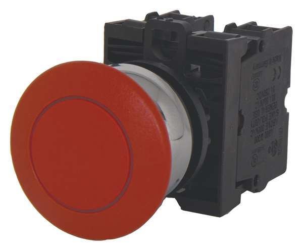 Non-Illuminated Push Button, 22 mm, 1NO/1NC, Red