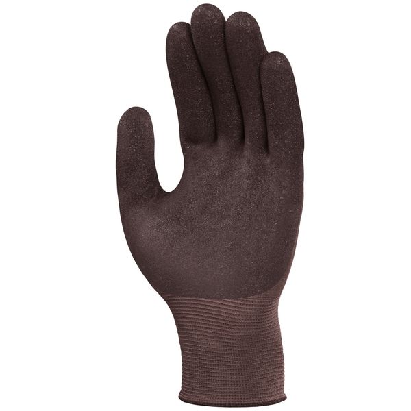 Nitrile Coated Gloves, 3/4 Dip Coverage, Purple, 11, PR