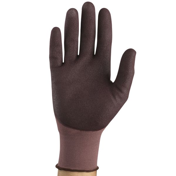 Nitrile Coated Gloves, 3/4 Dip Coverage, Purple, 11, PR
