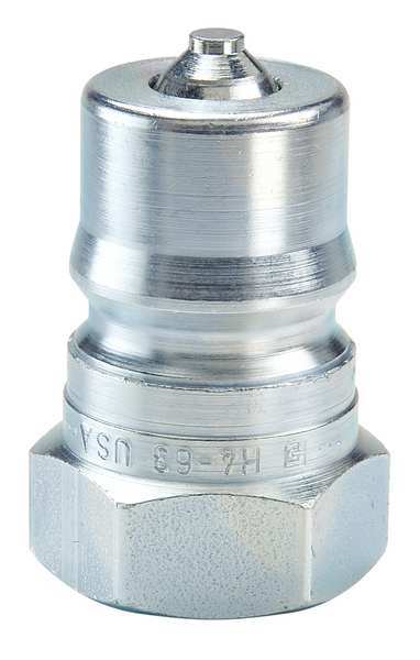Hydraulic Quick Connect Hose Coupling, Steel Body, Ball Lock, 1-1/16