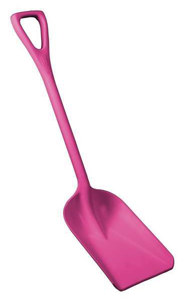 Hygienic Shovel, 38In, 1-Piece, Pink