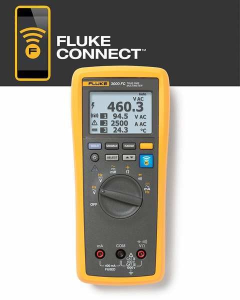 Digital Multimeter, 1,000 Max. AC Volts, 1,000 Max. DC Volts, 10 Max. AC Amps, 10 Max. DC Amps