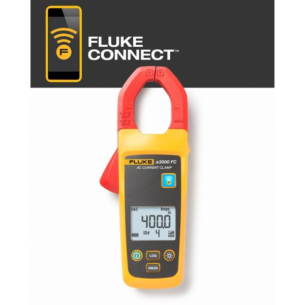 Wireless Clamp Meter Module Kit, LCD, 400 A, 1.3 in (33 mm) Jaw Capacity