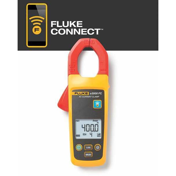 Wireless Clamp Meter Module, LCD, 400 A, 1.3 in (33 mm) Jaw Capacity, Cat III 600V Safety Rating