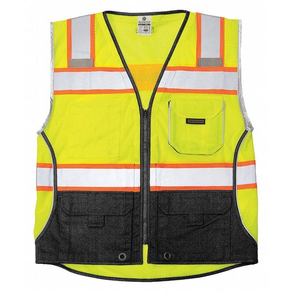 3XL Men's Safety Vest, Lime