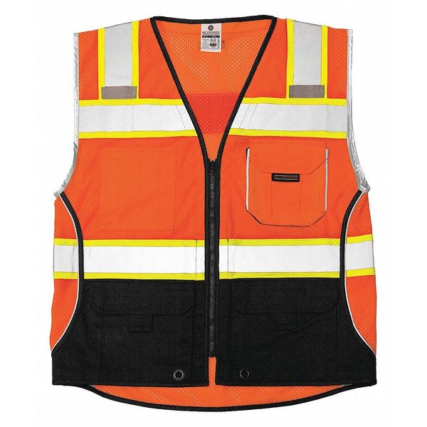 2XL Men's Safety Vest, Orange
