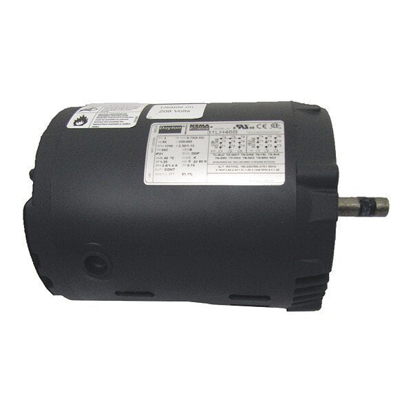 3-Phase General Purpose Motor, 3/4 HP, 56C Frame, 230/460V AC Voltage, 1,760 Nameplate RPM