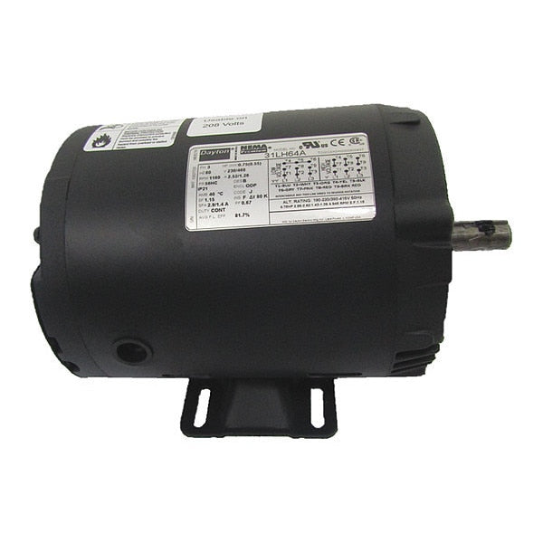 3-Phase General Purpose Motor, 3/4 HP, 56HC Frame, 230/460V AC Voltage, 1,160 Nameplate RPM