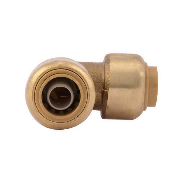 DZR Brass Elbow, 3/8 in Tube Size