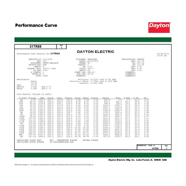 Capacitor-Start/Run General Purpose Motor, 2 HP, 115/208-230V AC Voltage, 56HZ Frame
