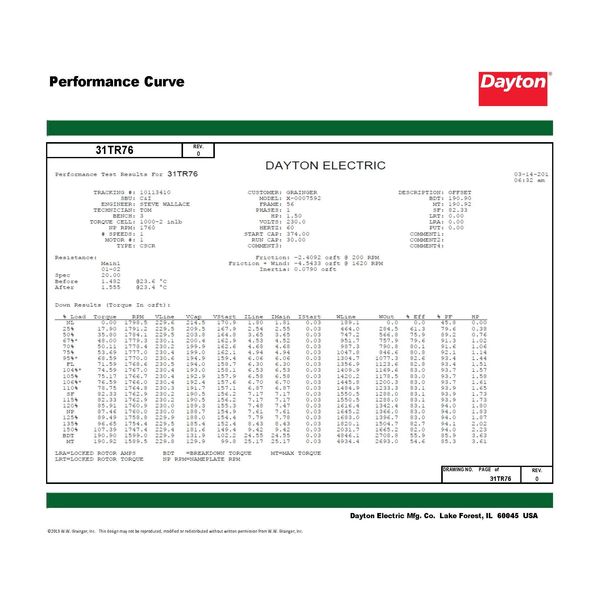 Capacitor-Start/Run General Purpose Motor, 1 1/2 HP, 115/208-230V AC Voltage, 56H Frame