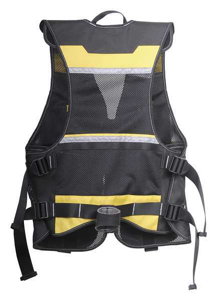 Black/Yellow/Gray Polyester 16 Pockets