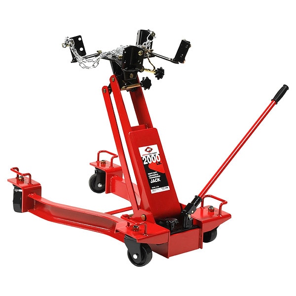 Transmission Jack, 2,000 lb, Pump, Steel