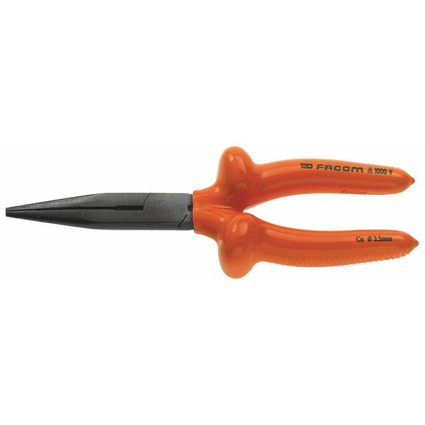 7 7/8 in Needle Nose Plier, Side Cutter Cushion Grip Handle