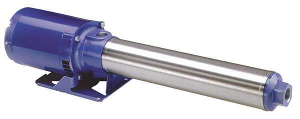Multi-Stage Booster Pump, 3 hp, 240/460V AC, 3 Phase, 1 in NPT Inlet Size, 13 Stage
