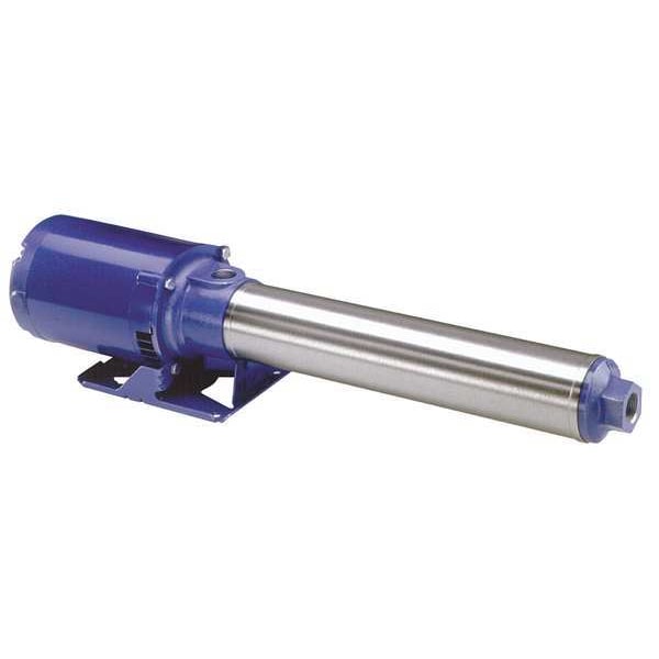 Multi-Stage Booster Pump, 3 hp, 208 to 240V AC, 1 Phase, 1 in NPT Inlet Size, 13 Stage