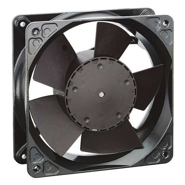 Axial Fan, Square, 24V DC, 1 Phase, 99 cfm, 4 11/16 in W.