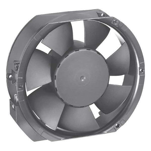 Axial Fan, Round, 24V DC, 1 Phase, 271 cfm, 6 49/64 in W.