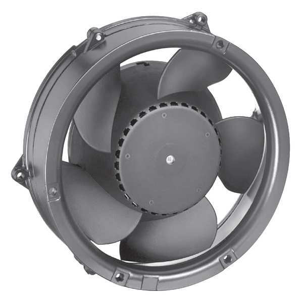 Axial Fan, Round, 48V DC, 1 Phase, 312 cfm, 6 49/64 in W.