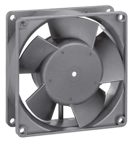 Axial Fan, Square, 12V DC, 1 Phase, 47.1 cfm, 3 5/8 in W.