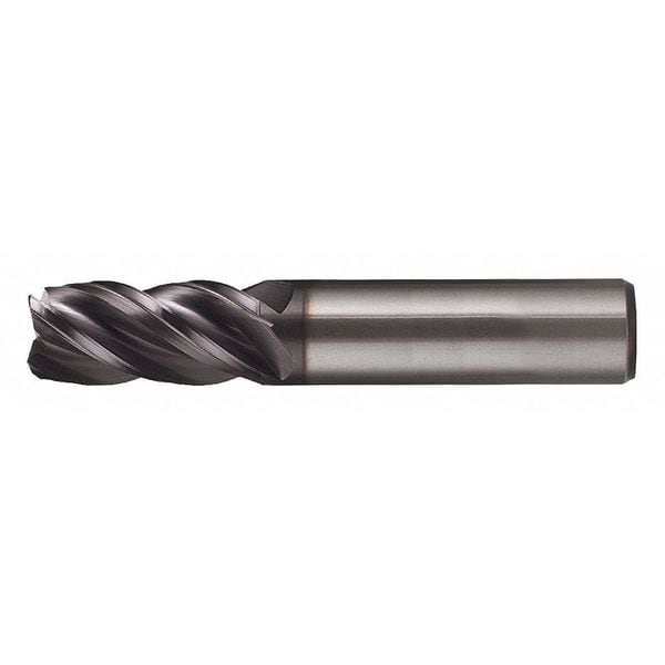 4-Flute Carbide HP VI Square Single End Mill Cleveland CEM-V-4R Bright 1/2