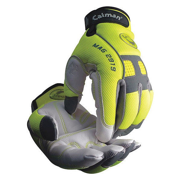 Hi-Vis Cold Protection Gloves, Heatrac Lining, M