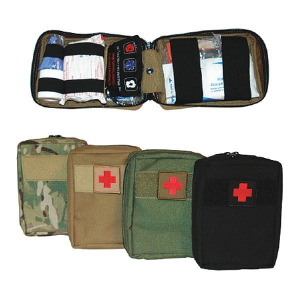 Individual First Aid Kit, olive drab